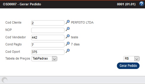 osd0007_gerarpedido