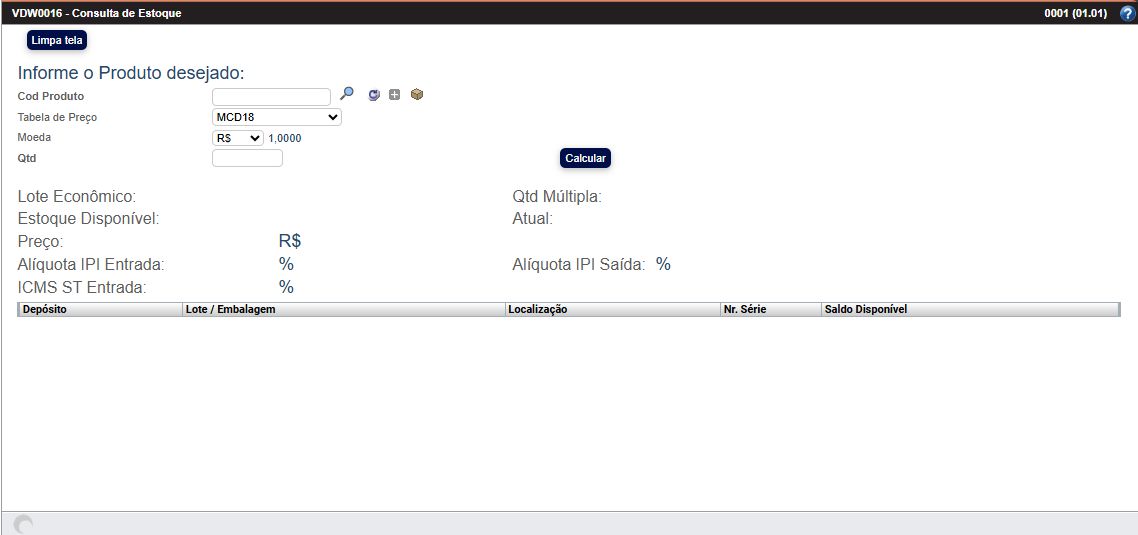 vdw0016_consultaestoque